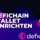 Defichain wallet einrichten